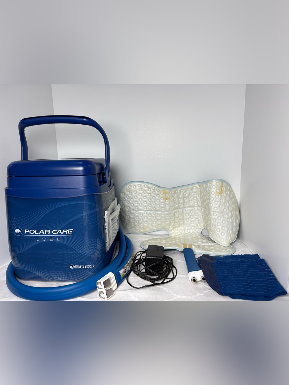 BREG Ice Machine Polar Care Unit with Wrap On Knee Pad size XL
